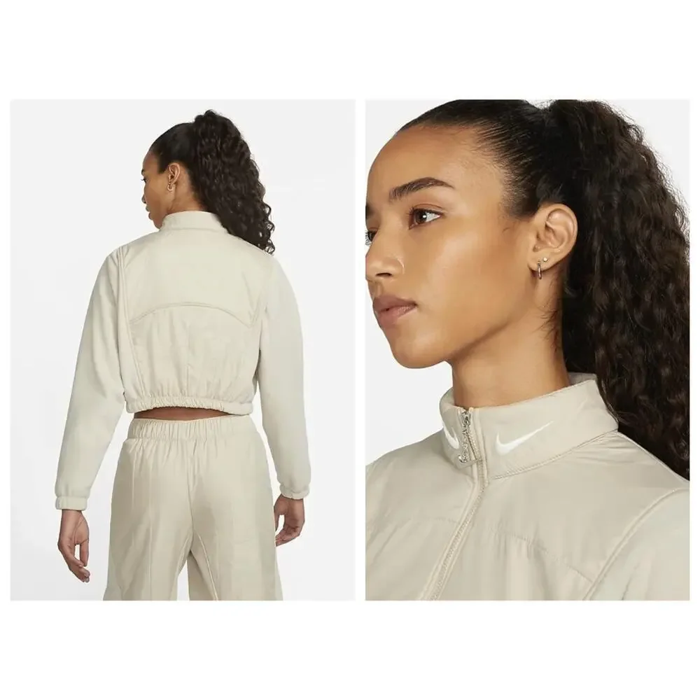 Nike Sportswear Swoosh Women's Easy Plush 1/4-Zip Top Jacket Size Small